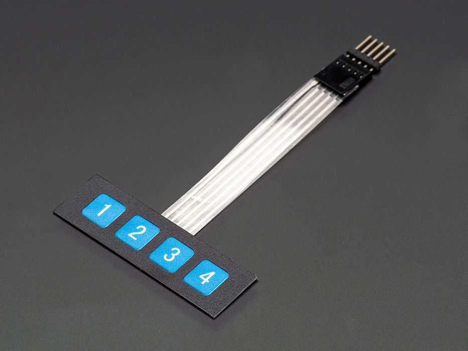 1x4 Membrane Keypad W/ Arduino : 4 Steps - Instructables