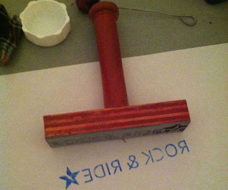 Laser Engraved Rubber Stamp