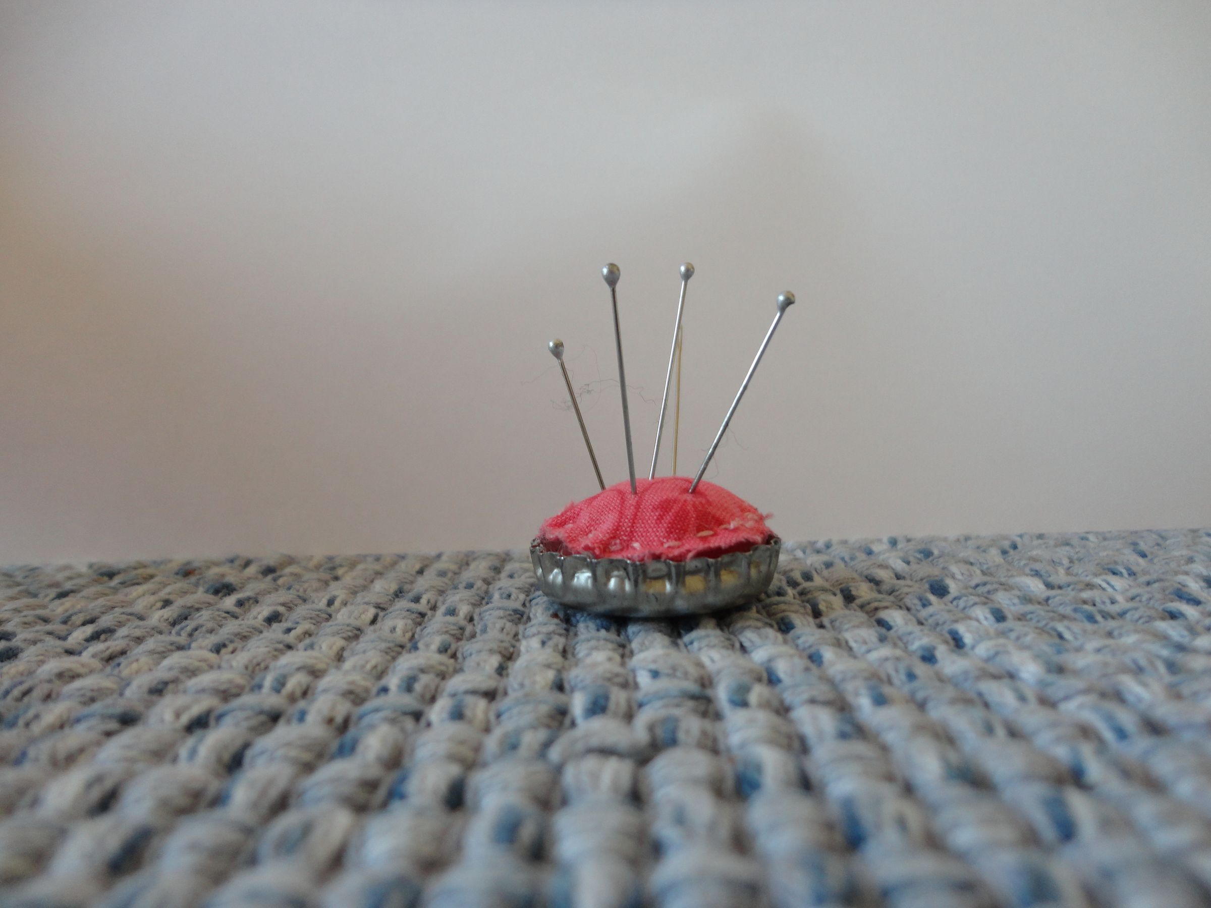 Bottle Cap Pincushion