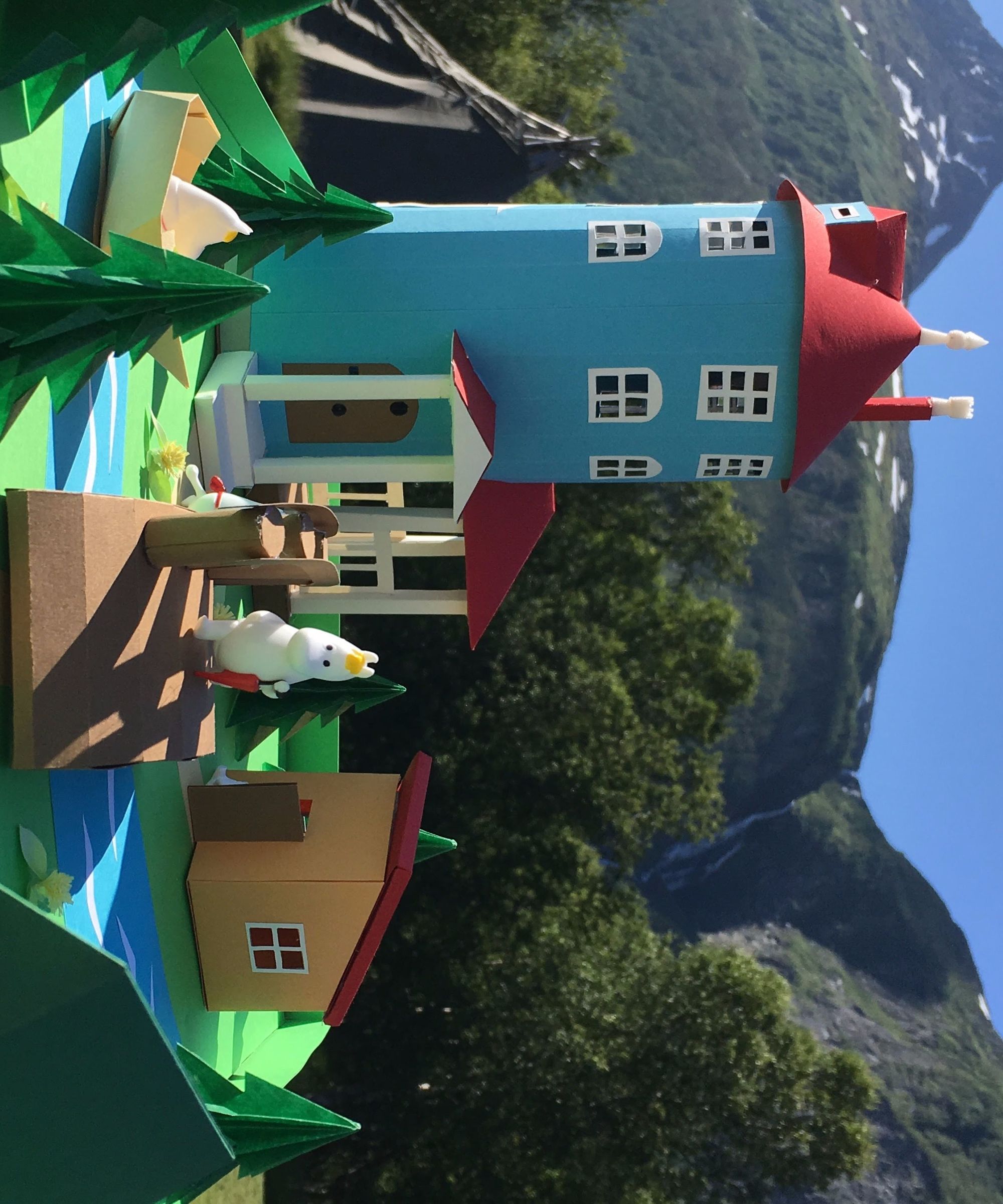 Moomin Valley With Paper & Simple Electronic Circuit