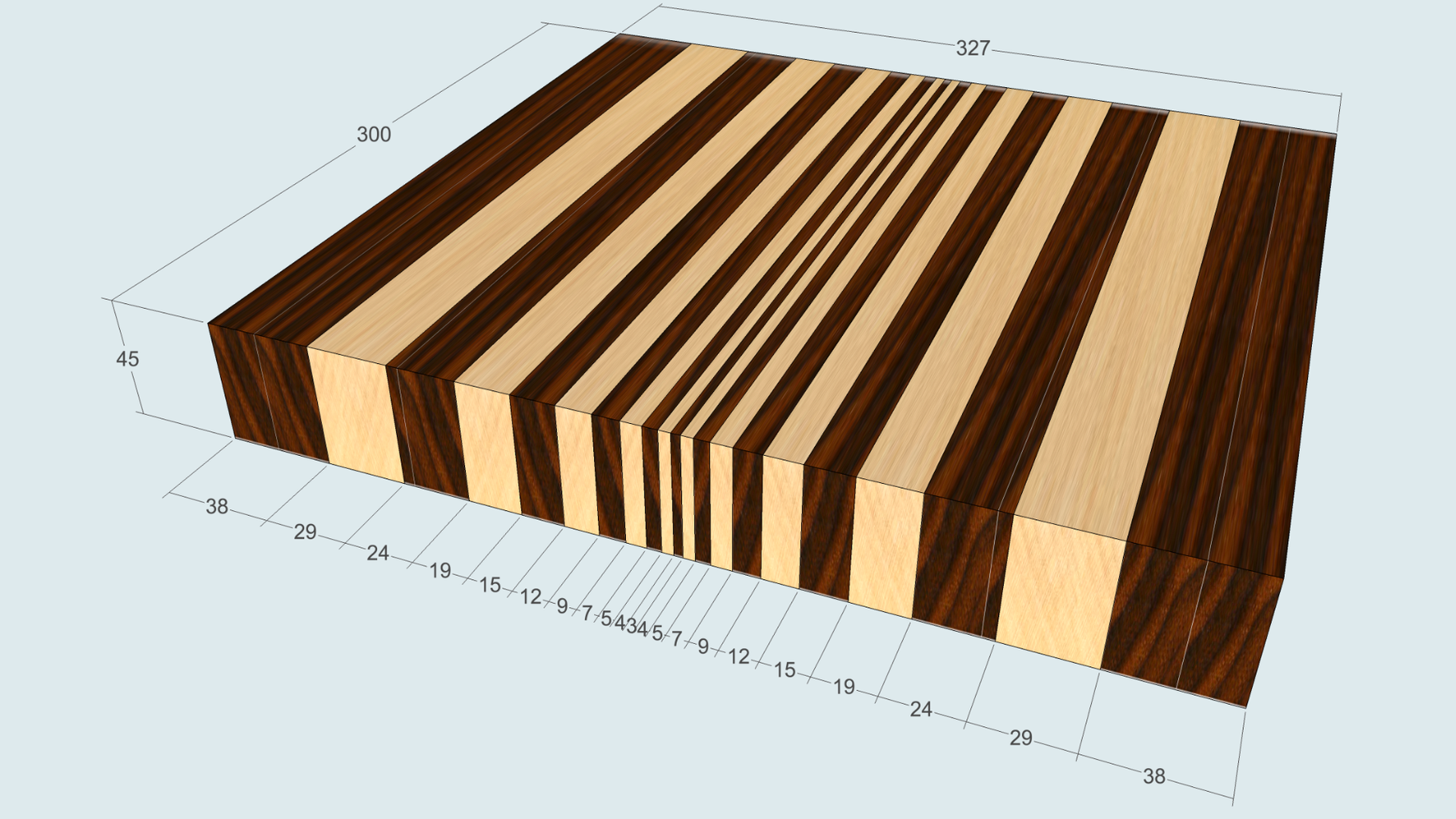 Wood cutting board deals plans