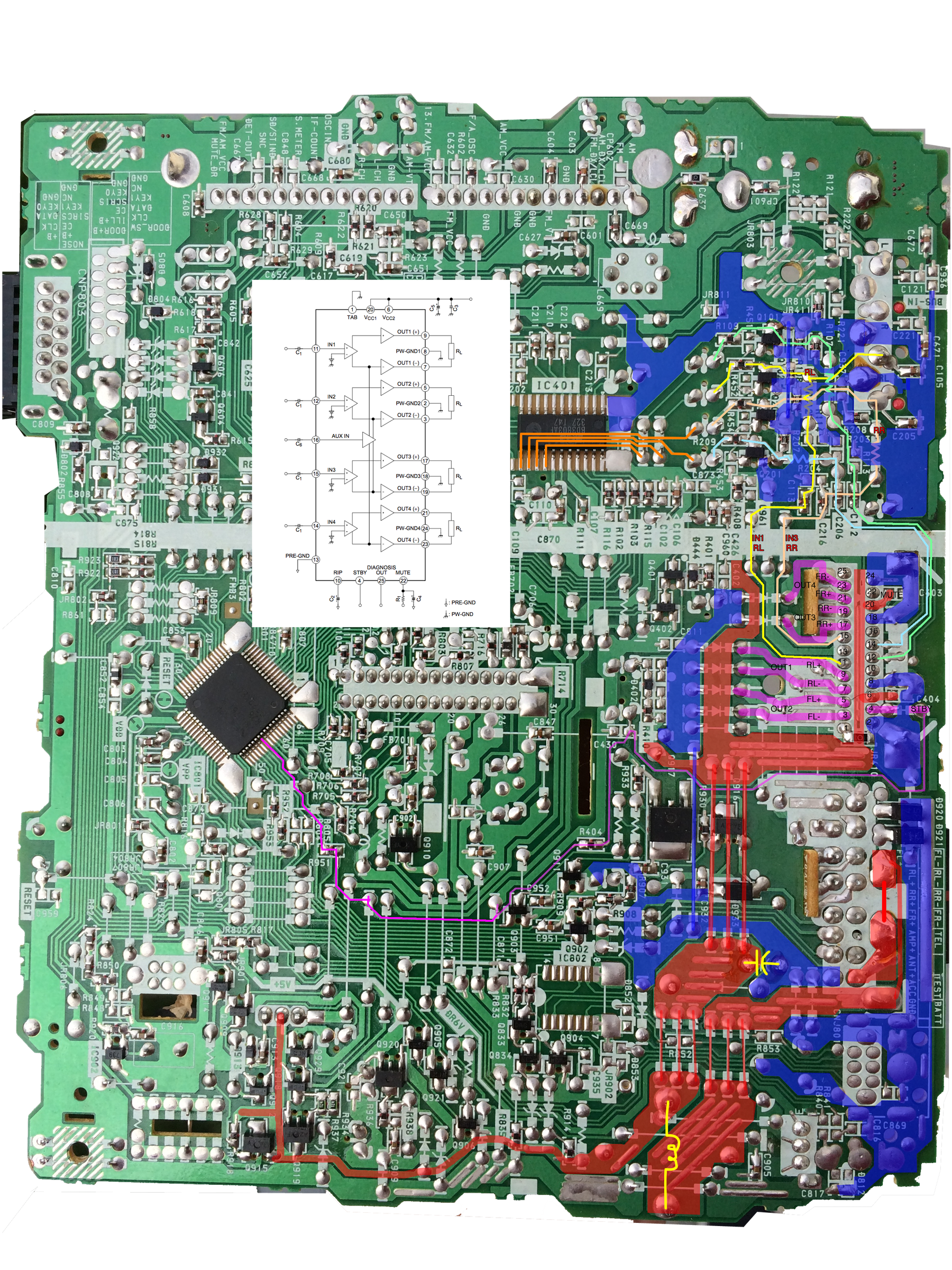 Recycling Old Car Radio Into an Audio Amplifier 9 Steps (with