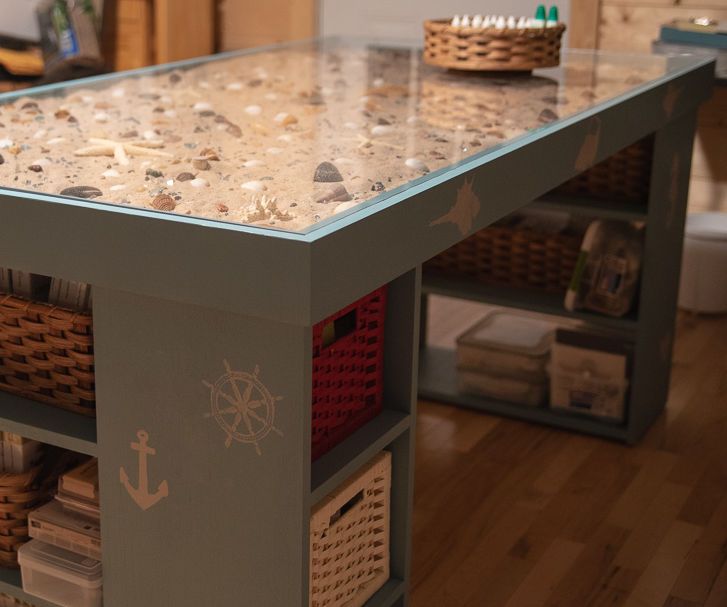 Seascape Craft Table