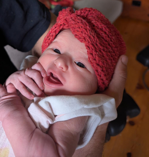 Joy Band for My New Granddaughter (aka Bundle of Joy)