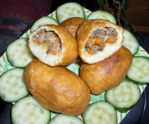  Mushrooms & Tuna Fried Bread