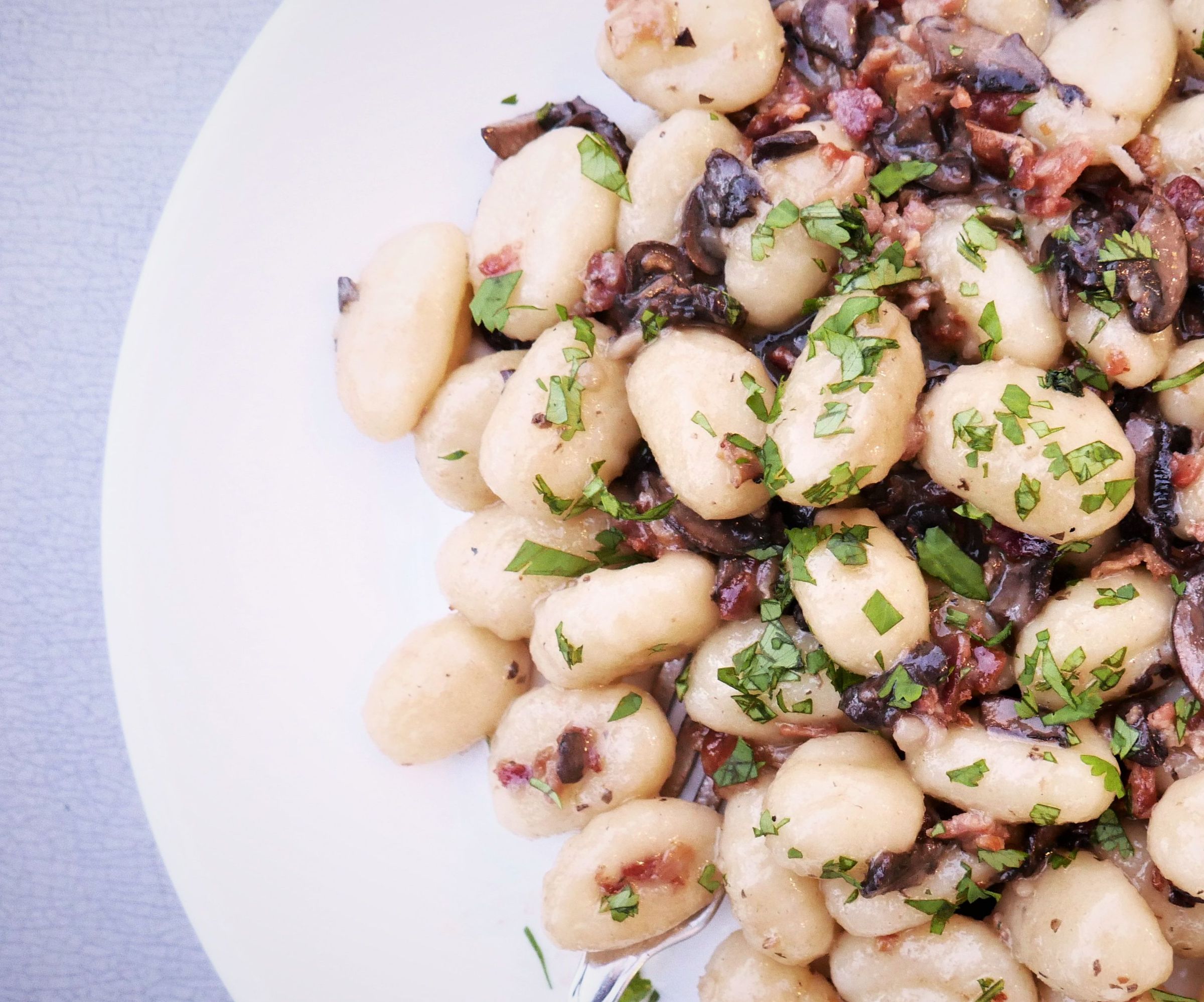 Garlic Mushroom Gnocchi