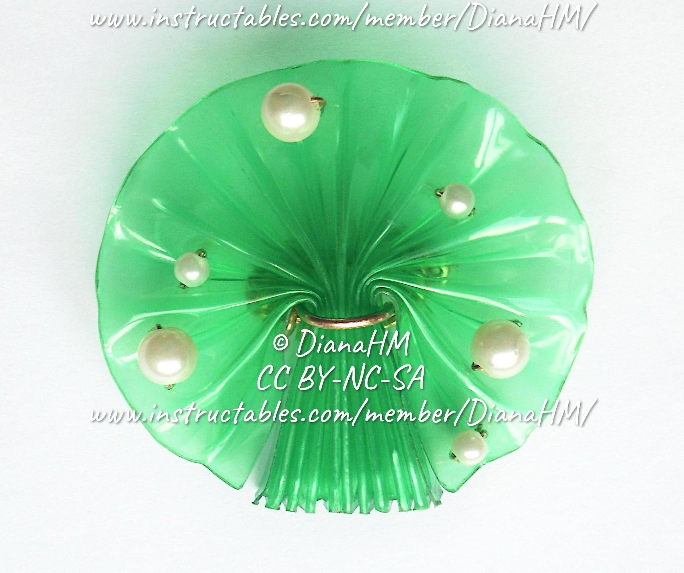 Brooch From Plastic Bottle