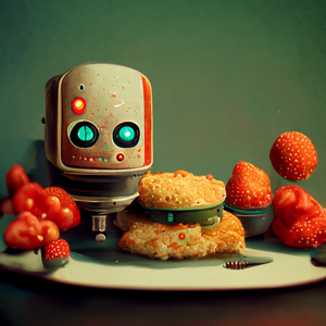 Food Service Robot Prop