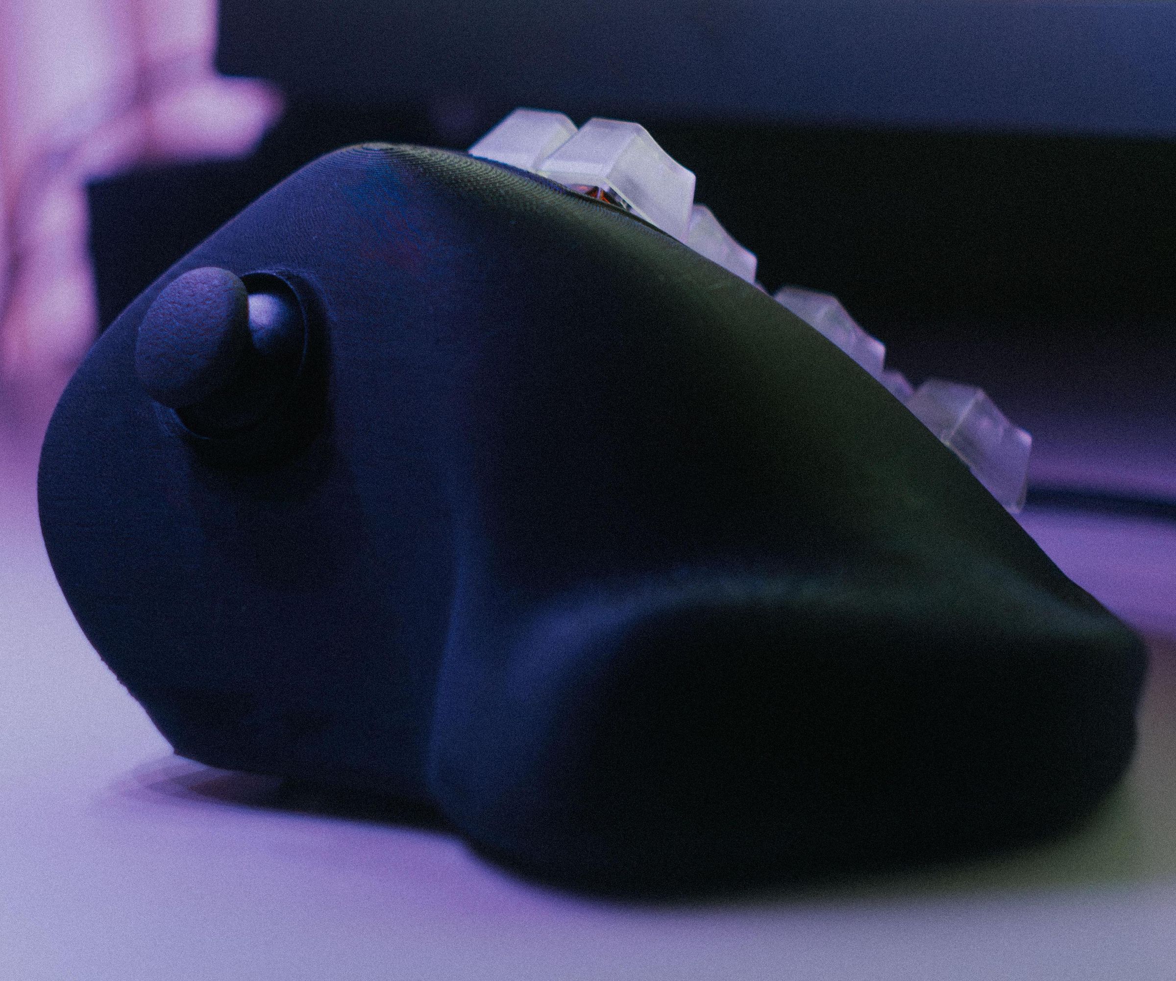 Ergonomic One Handed Keyboard and Joystick Using Artsey