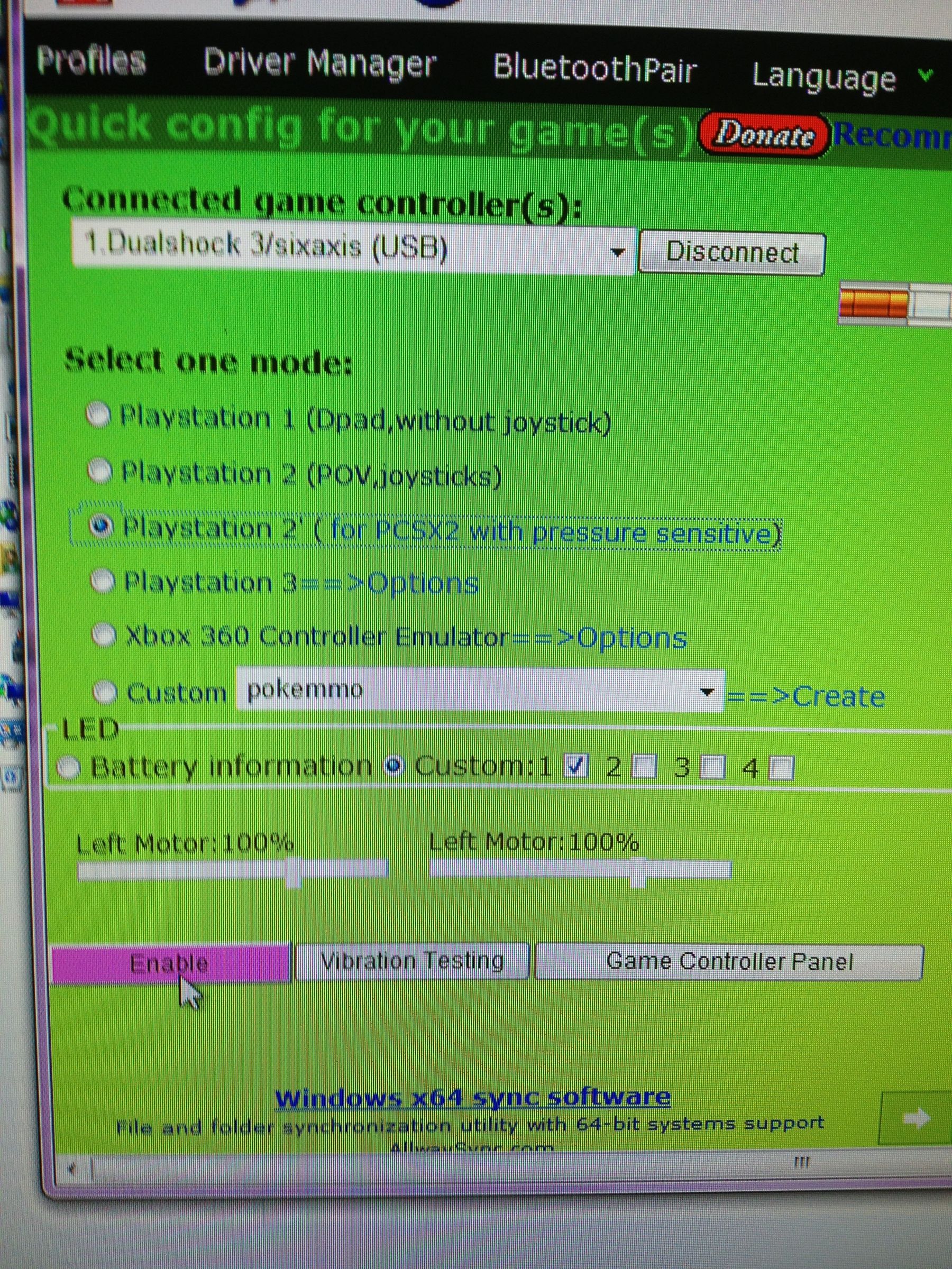 Using PS3 Controller on Pc(32bit) 4 Steps Instructables