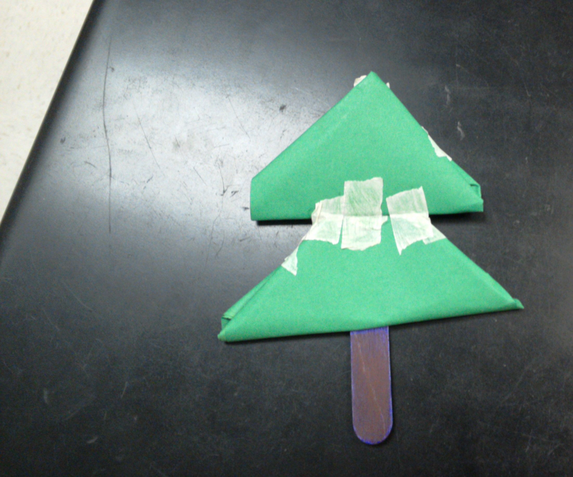 Makeshift Christmas Tree