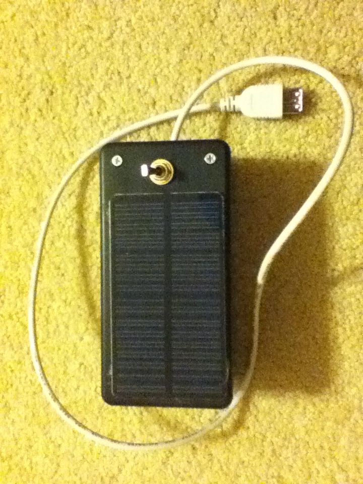 The Solar USB Charger!
