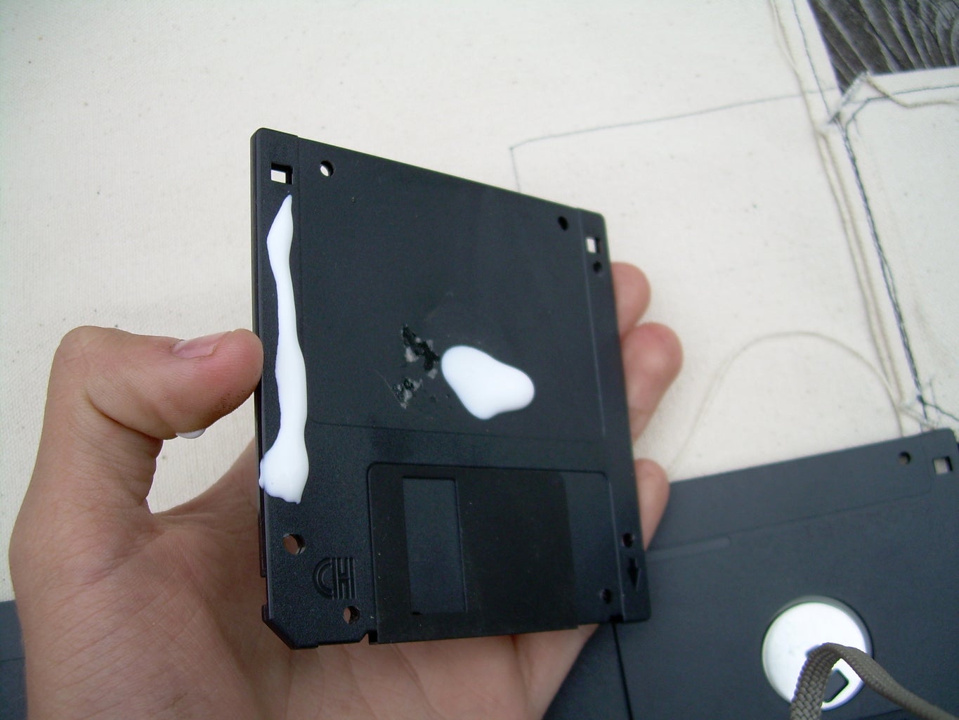 Glue Down the Floppies