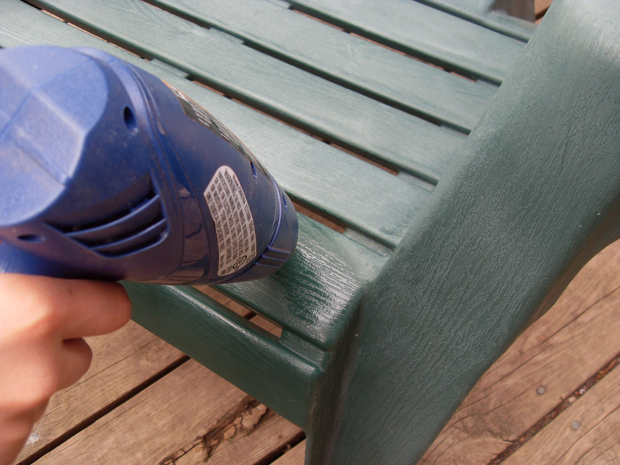 Breathe New Life (renew) Into an Oxidized PVC Deck Chair Ready for Tha