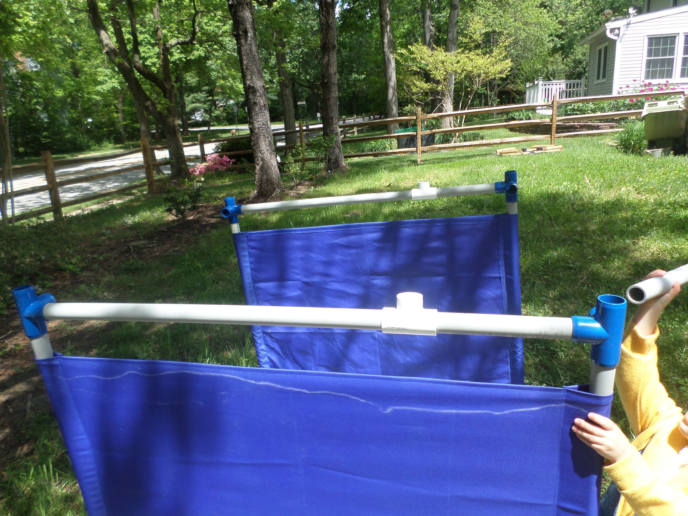 PVC Playhouse and Puppet Stage 9 Steps Instructables