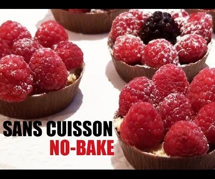 Tartelettes Choco-Frambroises Sans Cuisson / No-Bake Chocolate Mini Tarts