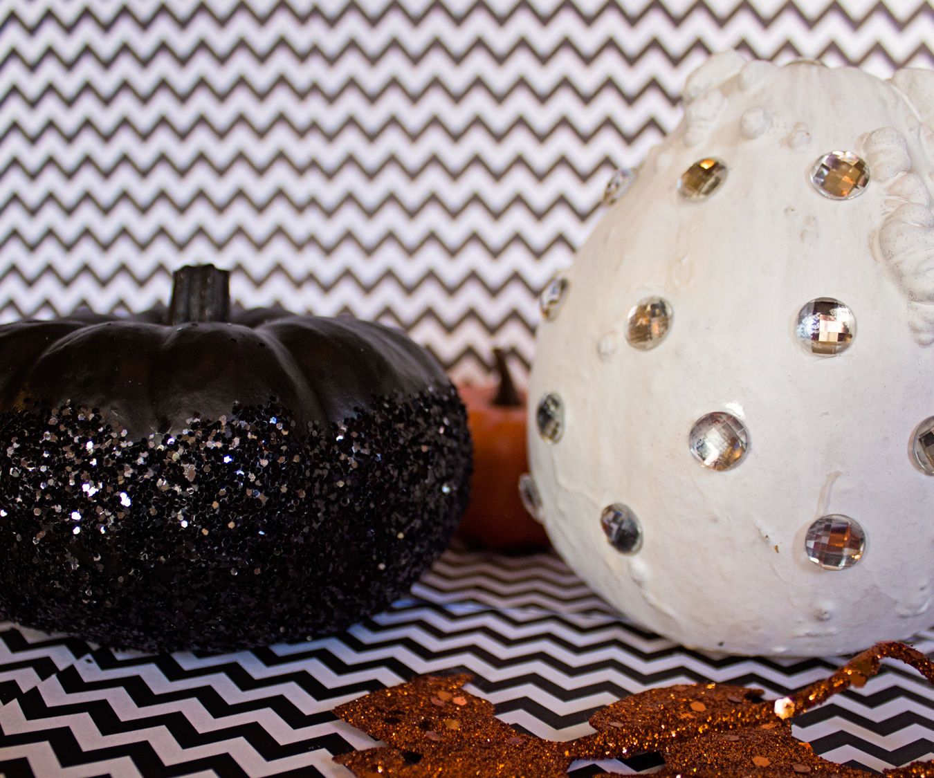 Glam Halloween Gourds