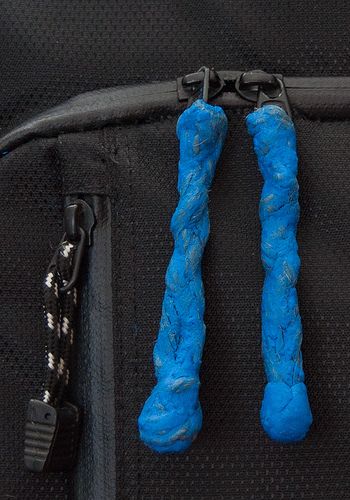 Sugru Infused Braided Zipper Pull