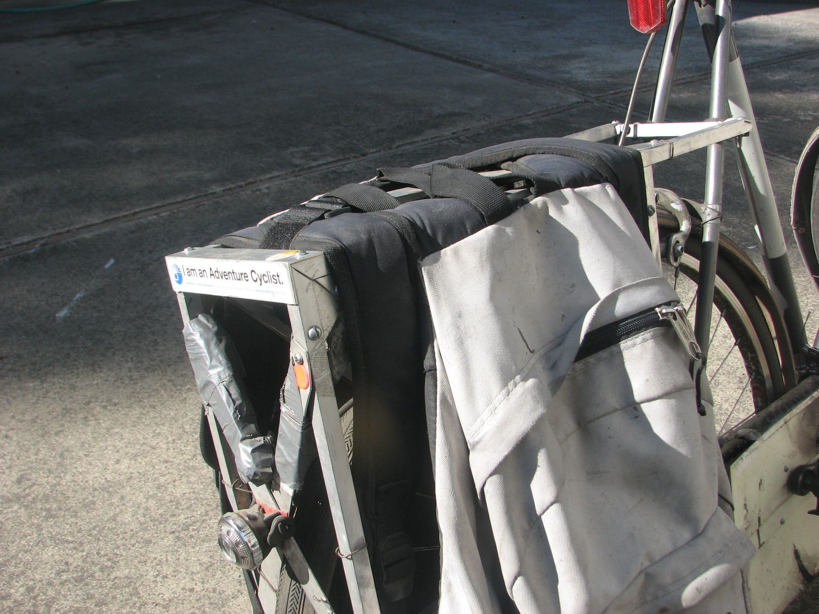 Bike Rack, Panniers, Adventures 4 Packs, Trailers and Fun. 7 Steps