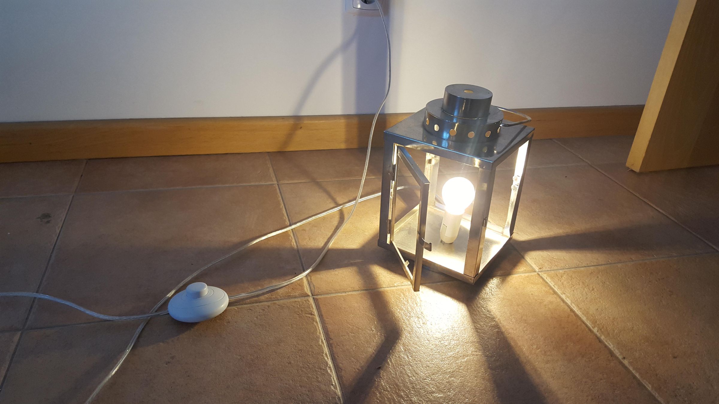 Candle Holder Into Lamp 5 Steps Instructables