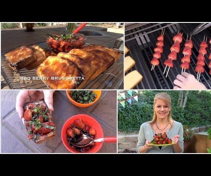 Barbecued Berry Bruschetta 