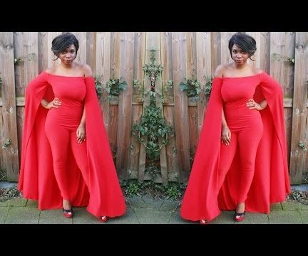 How to Sew a Cape Jumpsuit 