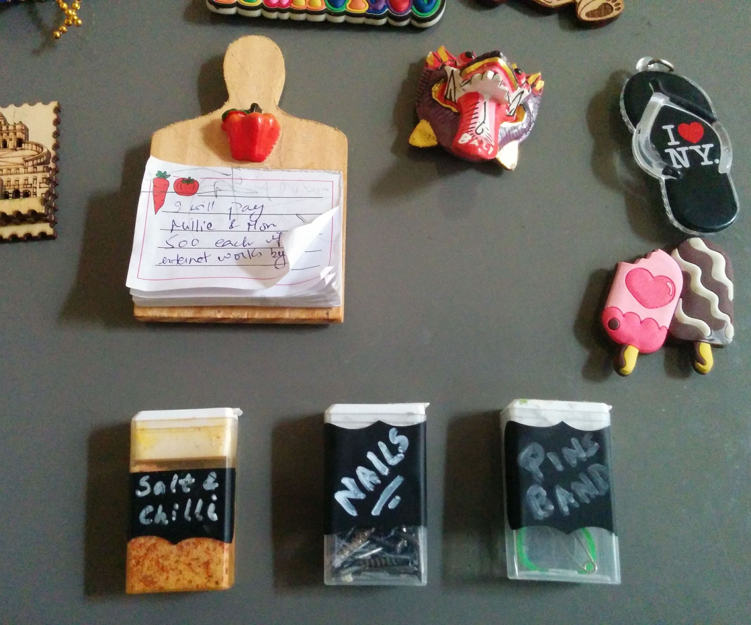 Tic Tac Fridge Magnet Storage Boxes