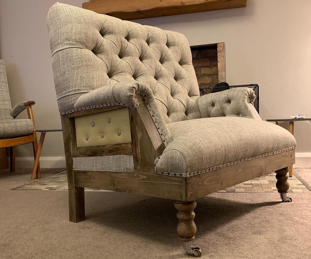 Handmade Chesterfield Love Seat