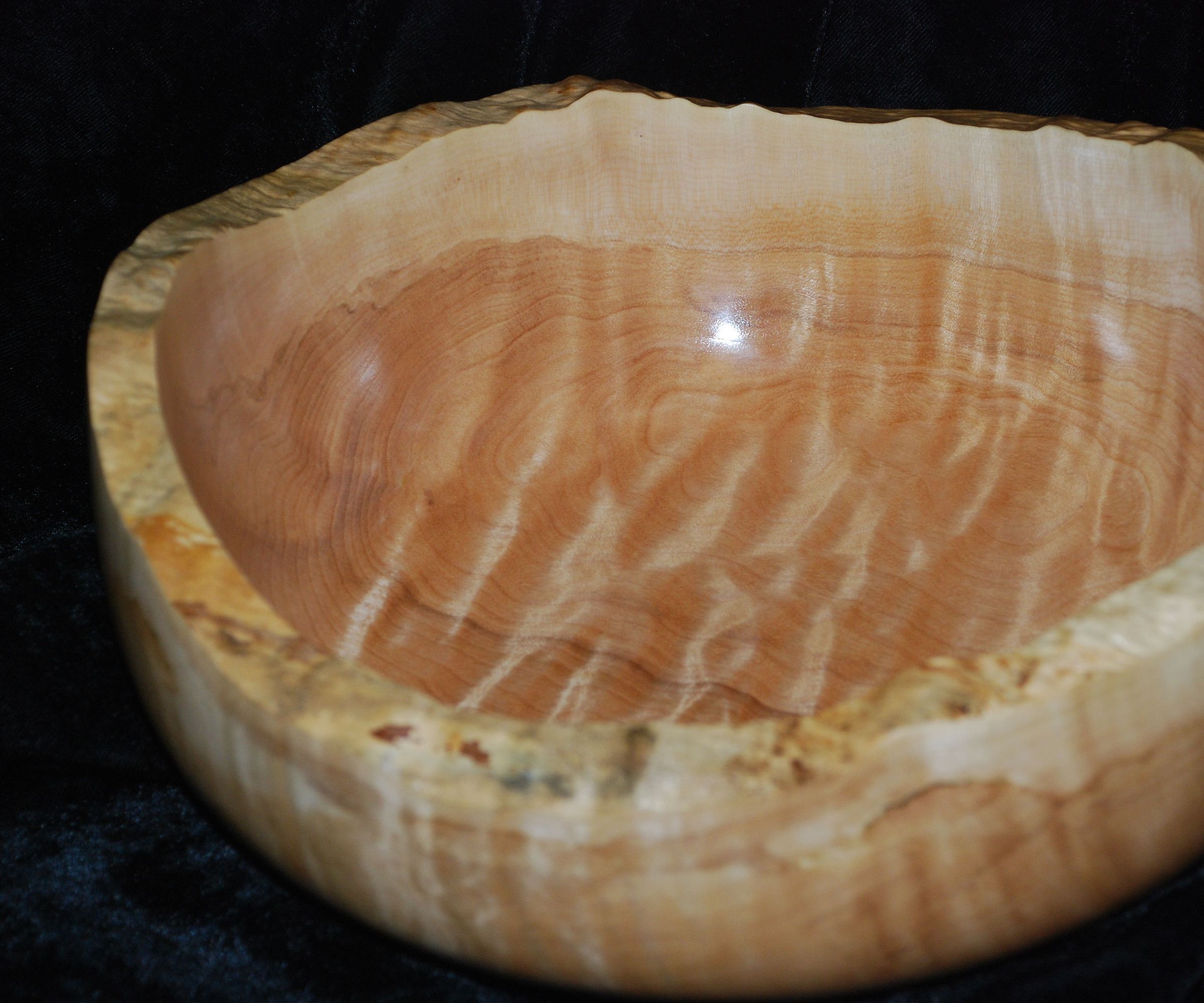 Natural Edge Maple Bowl