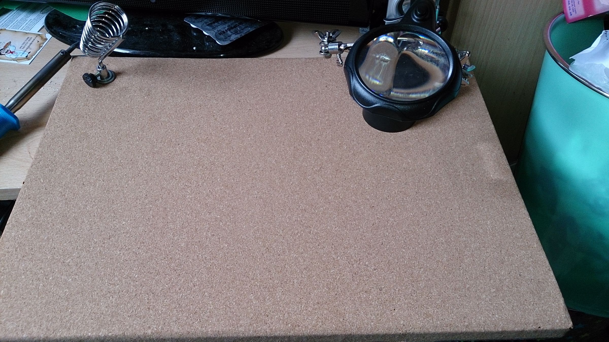 DIY Cork Board Soldering Station 
