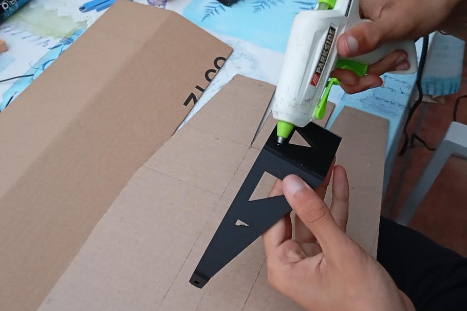 Attaching the 3D-Printed Landing Gear to the Fuselage