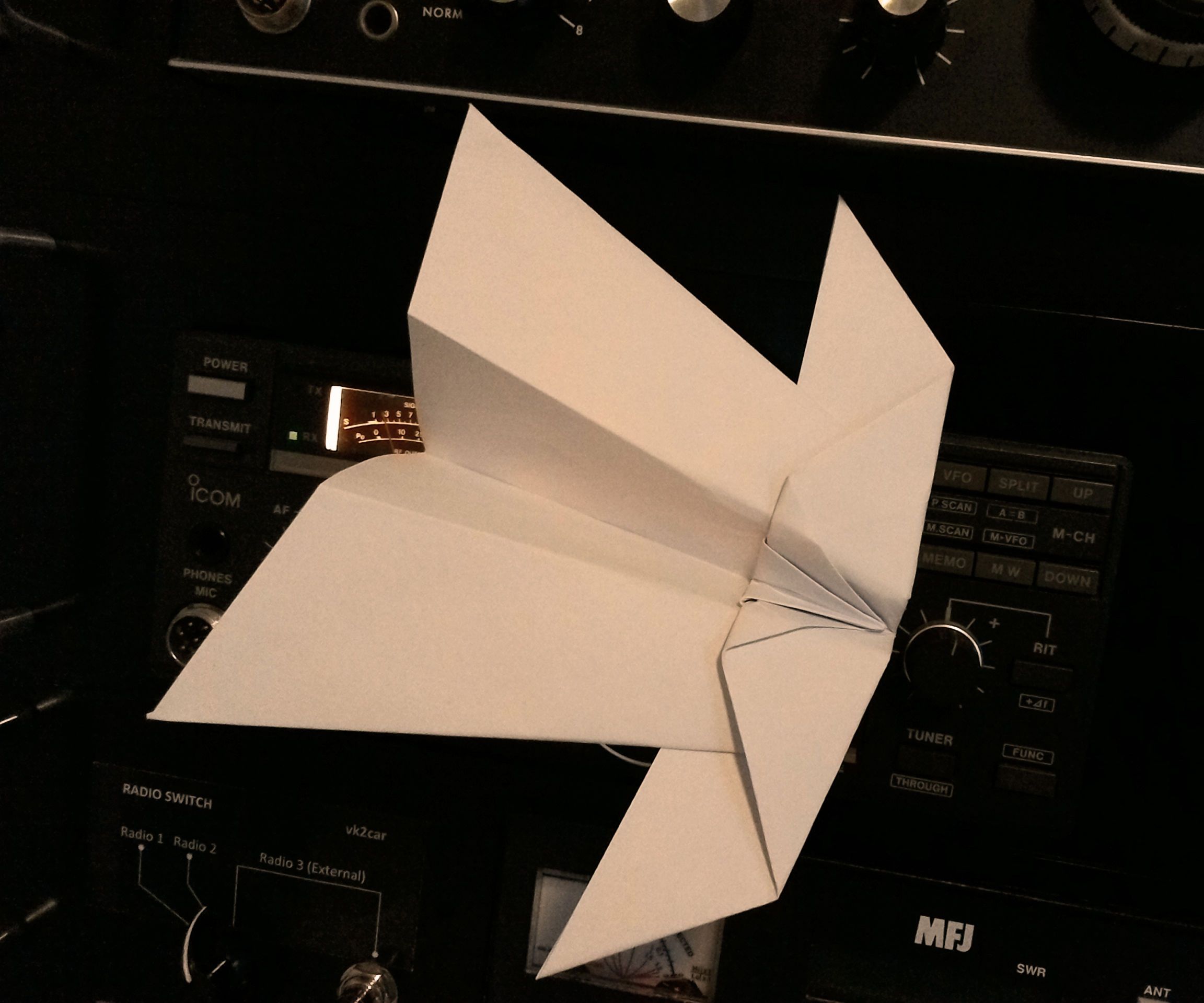 How to Fold the Original Ninja Looping Paper Airplane