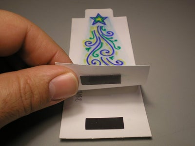 Magnetic Bookmark Christmas Card
