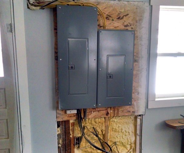 Covering Up an Incredible Eye Sore With a Barn Door Closet!