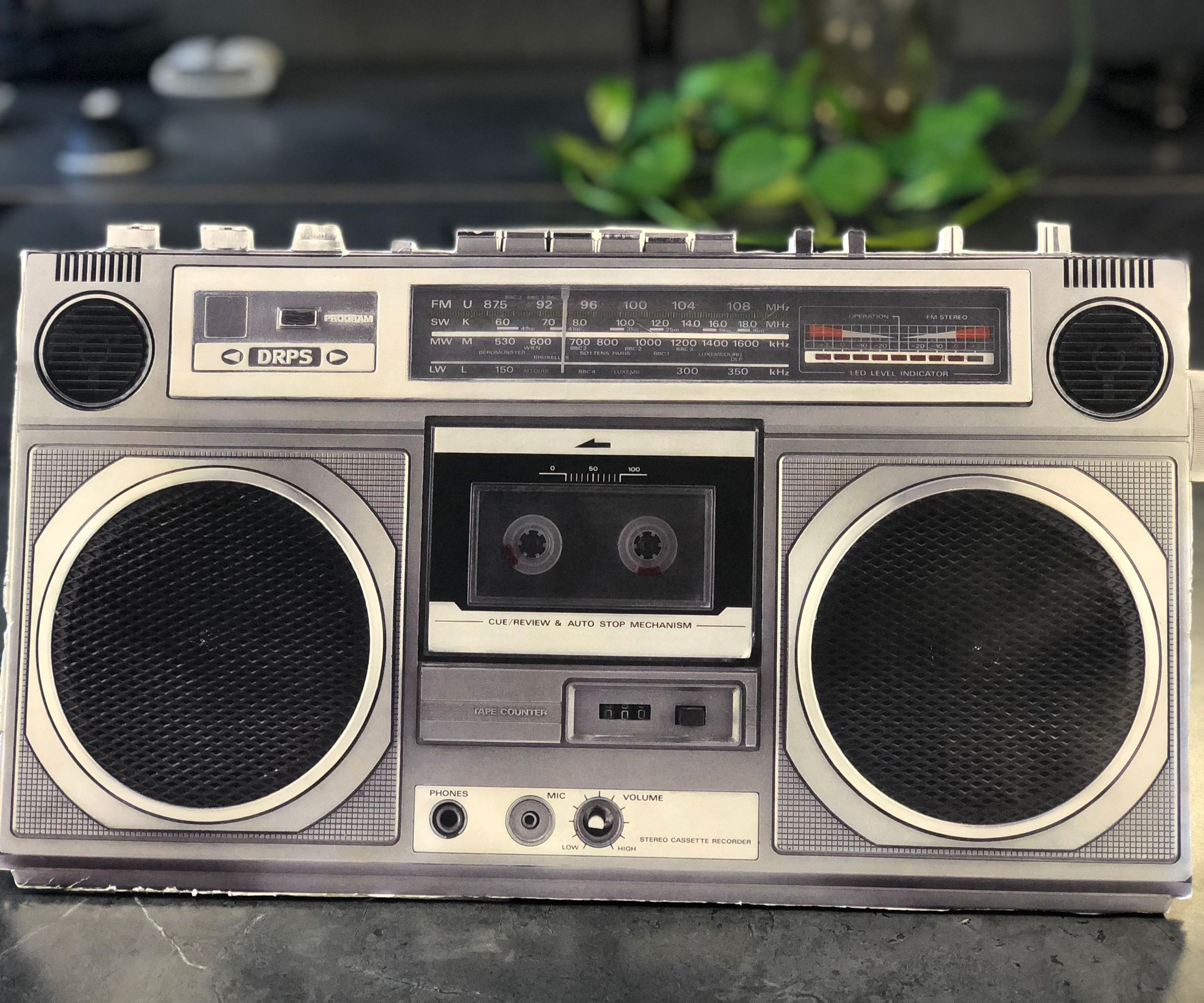 DIY 2D Corrugated Plastic Bluetooth BoomBox 