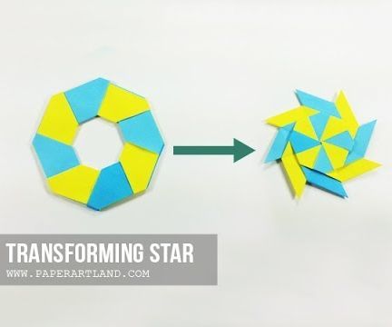 How to Make an Origami Transforming Stars