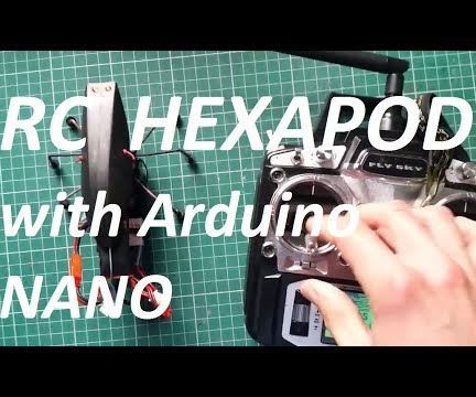 RC Simple 3 Servos Hexapod Walker