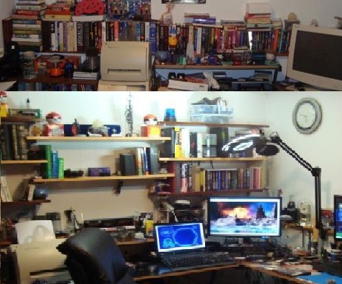 Hoarding Made Easy or Organizing  With Shelves