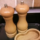 Beech Tray for Salt & Pepper Mill