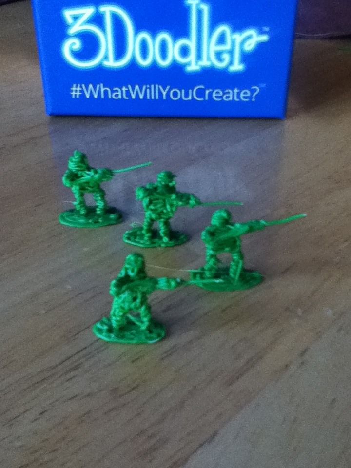 3Doodled Army Men