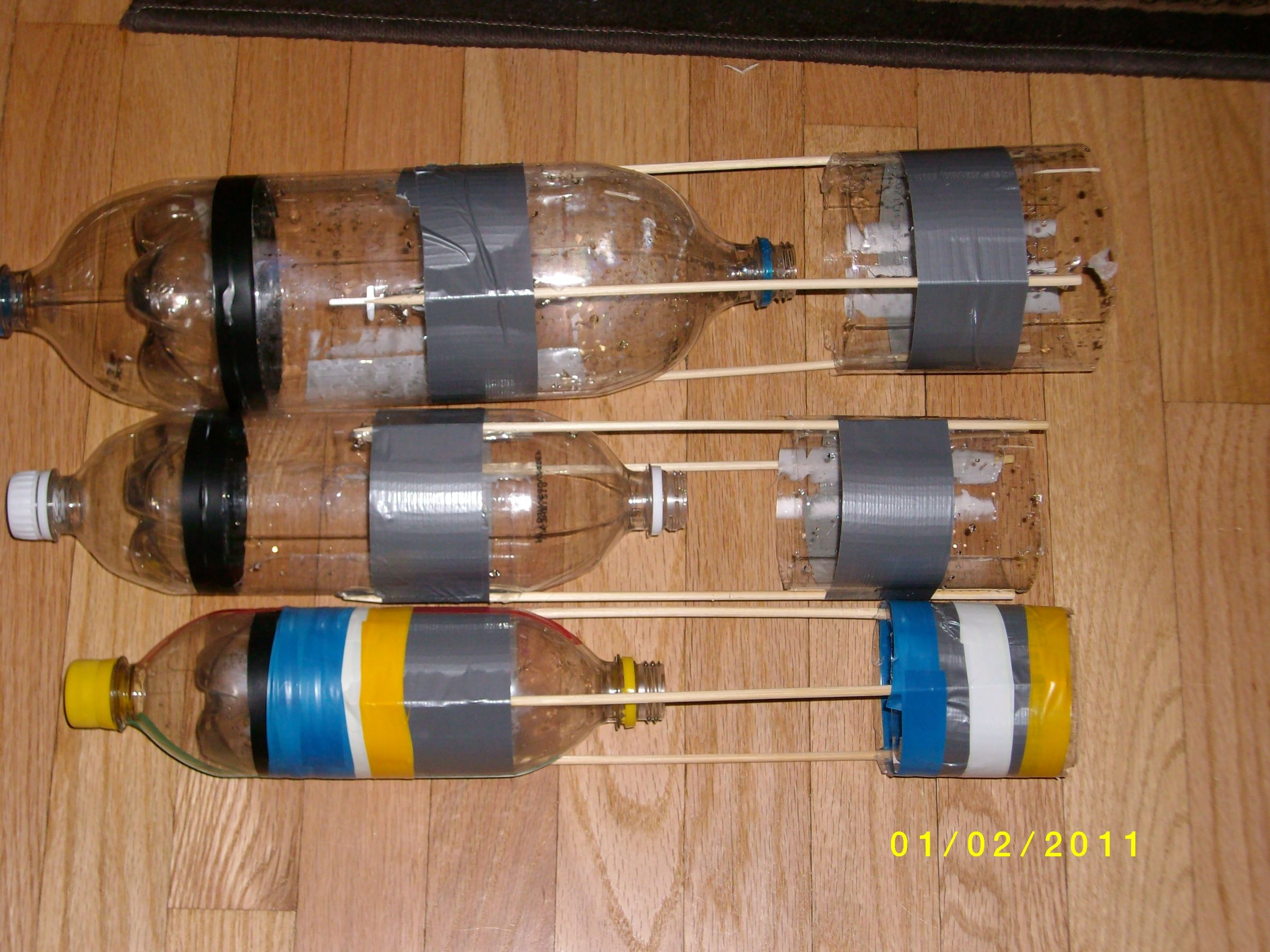 Small Water Rockets