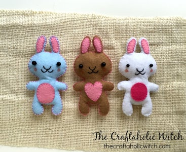 DIY Cute Felt Bunnies