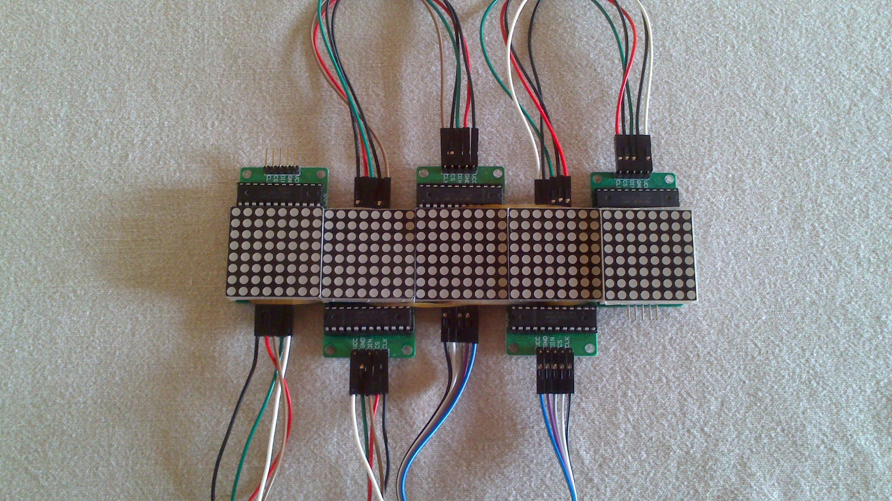 Wiring the Led Matrices