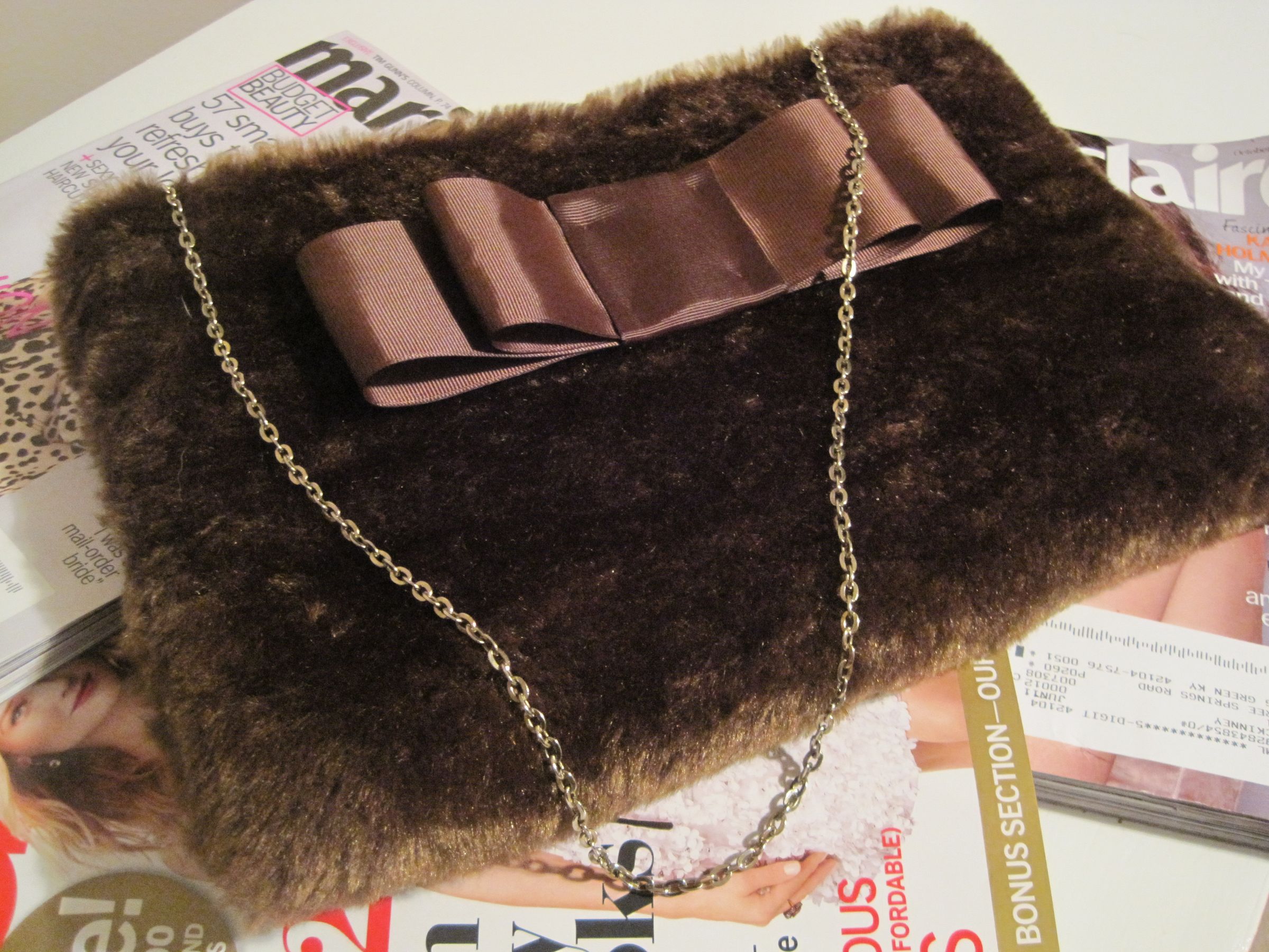 How to Make a Faux Fur Clutch