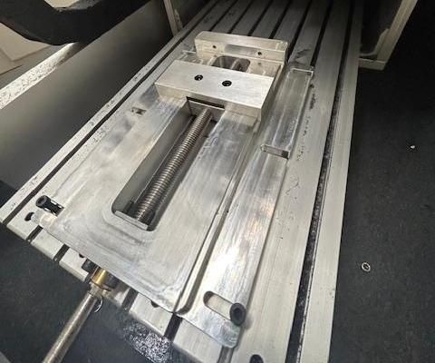 Low Profile Vise for Desktop Size Milling Machines.