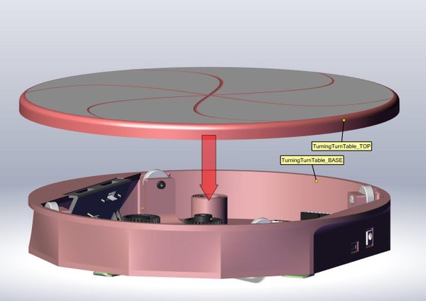 Assembly the Turntable Base - Finalization