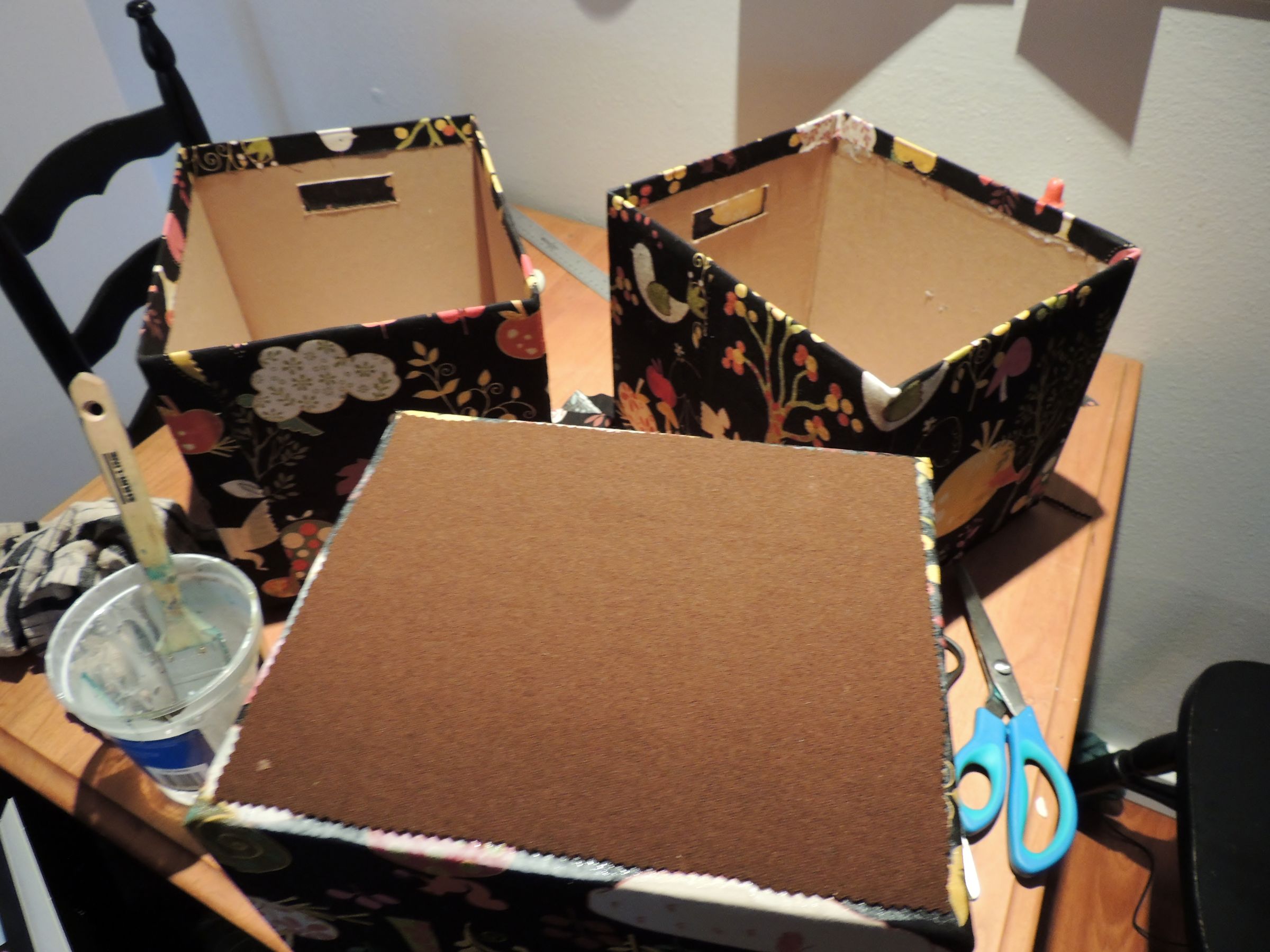 DIY Fabric Storage Boxes 5 Steps (with Pictures) Instructables