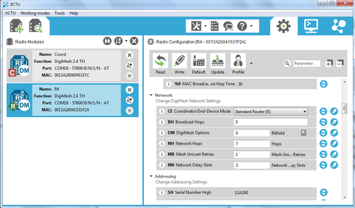 XBee Router Configuration