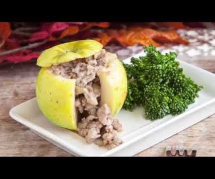 Pork Stuffed Bramley Apples