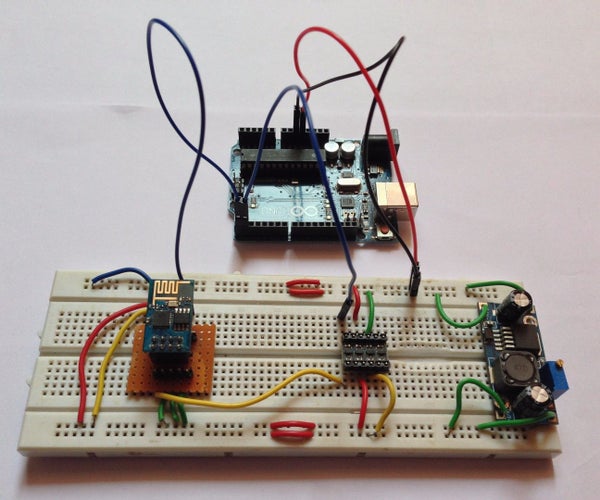 ESP8266 Projects for Beginners Circuit Diagram